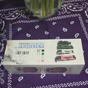 Pregnancy Car Seat Belt Adjuster - Green and Pink Options
